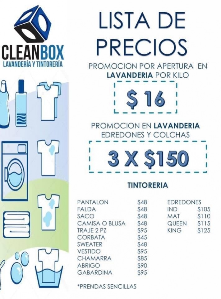 Clean box lavandería y tintorería